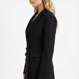 Vestido corto blazer Colette - Negro