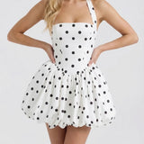 Vestido corto de lunares Kaia - Lunares