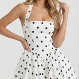 Vestido corto de lunares Kaia - Lunares