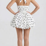 Vestido corto de lunares Kaia - Lunares